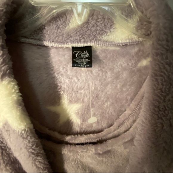 COLD CRUSH 2pc Moon Star Plush Crop Tank Sweater M - Picture 4 of 5